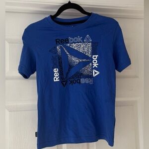 Reebok Kids Royal Blue Graphic Tee size 8
